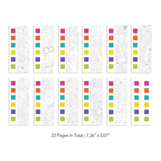 Libreta de Acuarela de Viaje "Bosque Maravilloso" Mideer