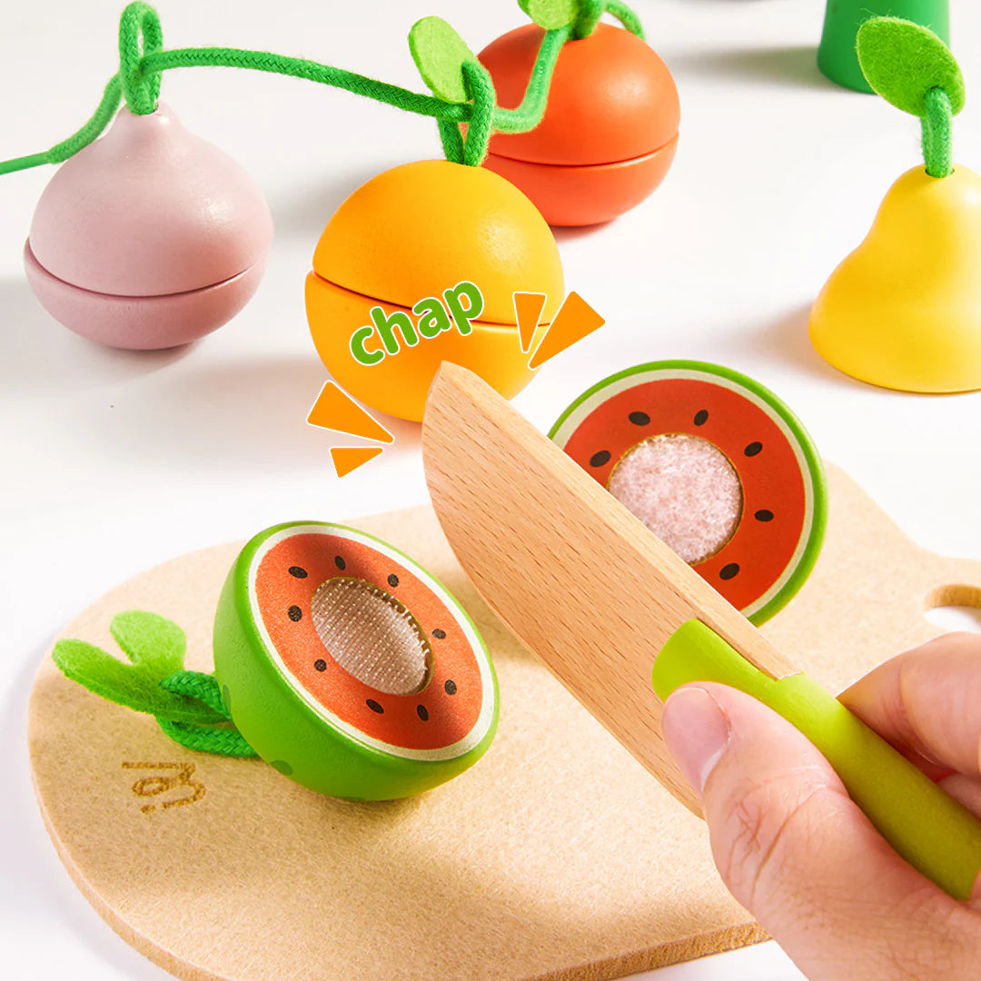 Set Frutas y Verduras para cortar Mideer