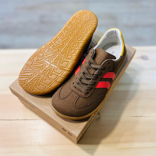 Zapatillas Barefoot Marrón & Rojo | COQUEFLEX