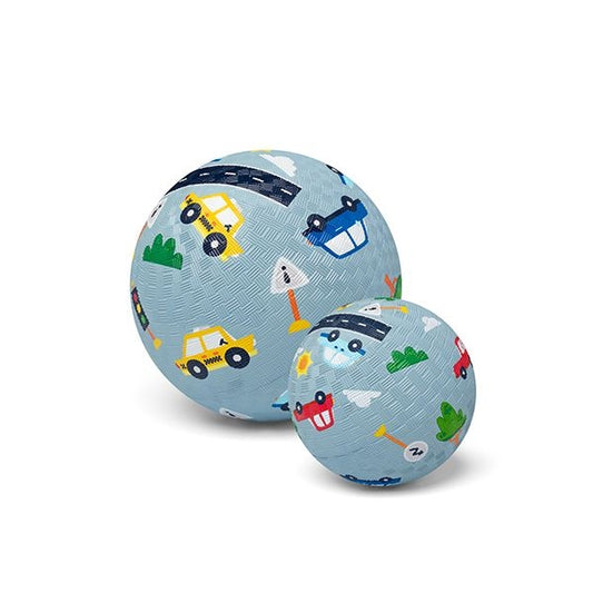 Pelota de Caucho Natural Cars 18 cm – LITTLE L