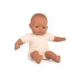 Miniland “My Friends & Me” – Muñeco Bebé Latino 32 cm (Cuerpo Blandito)