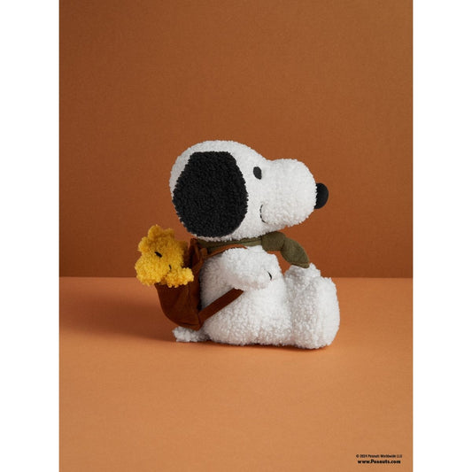 Snoopy with Woodstock in Backpack Plush (20 cm) | Bon Ton Toys