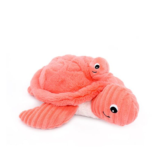 Peluche Tortuga Mamá & Bebé Coral| Les Ptipotos