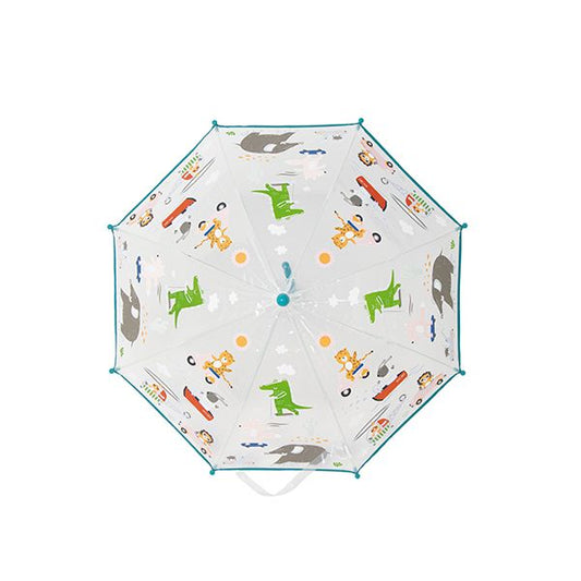 Paraguas Animales y Transportes Magic 70 cm | Little L