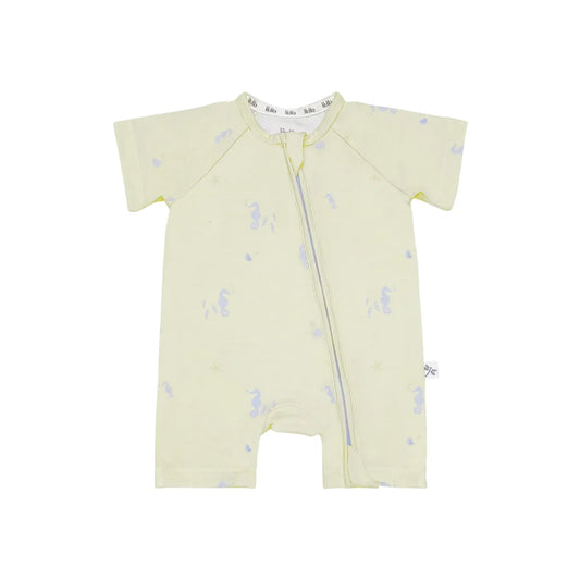 Pijama Corto Bambu con Cremallera Sea Horses – Lilulila