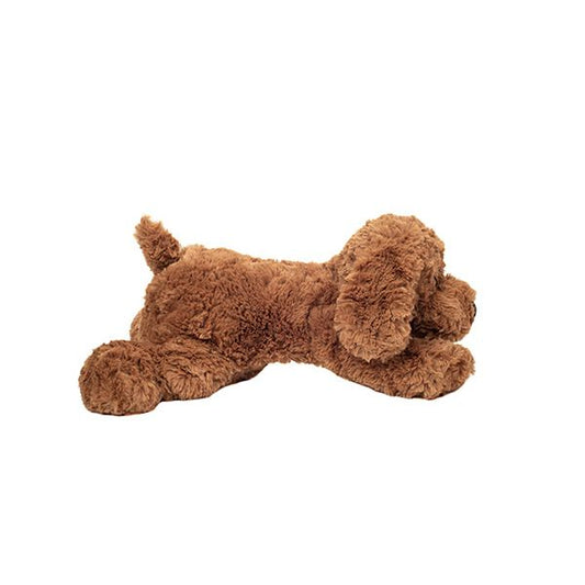 Perro Marrón de Peluche Tumbado – 28 cm | Hermann Teddy