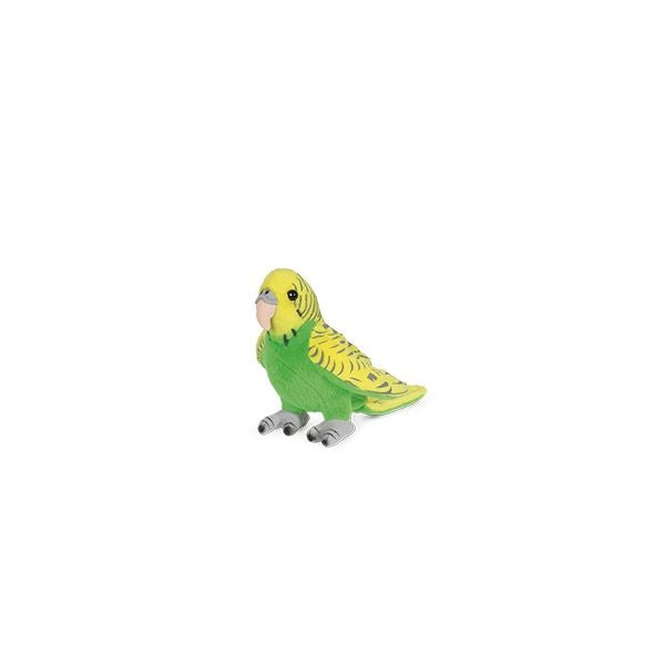 Peluche Periquito Verde – 13 cm | Hermann Teddy
