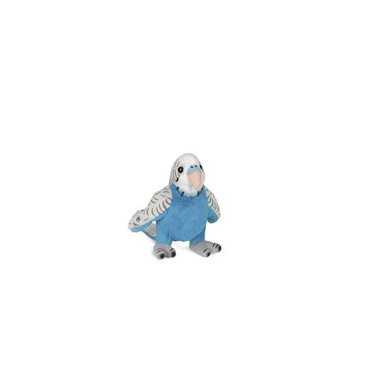 Periquito Azul de Peluche – 13 cm | Hermann Teddy