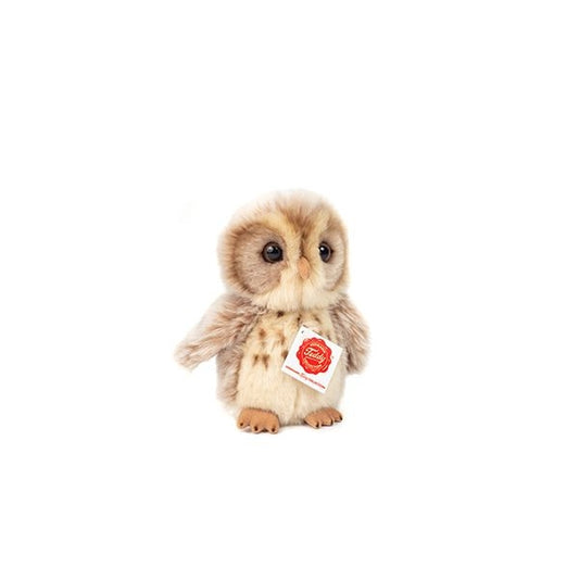Búho Marrón Claro de Peluche – 12 cm | Hermann Teddy