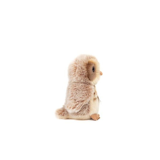 Búho Marrón Claro de Peluche – 12 cm | Hermann Teddy