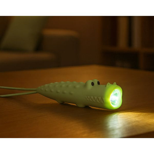 Linterna Infantil de Silicona – Cocodrilo | Little L