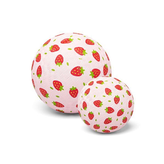 Pelota de Caucho Natural Fresas 18 cm – LITTLE L