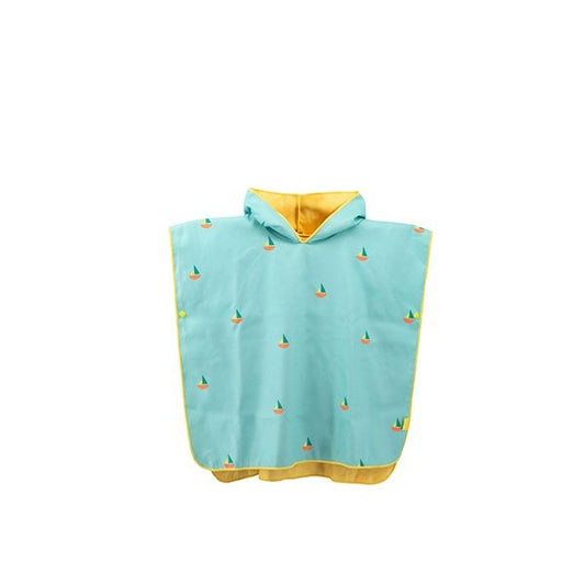 Poncho Microfibra Banana Blue – 60 x 60 cm | QUUT