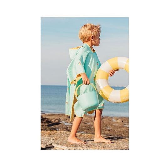 Poncho Microfibra Banana Blue – 60 x 60 cm | QUUT