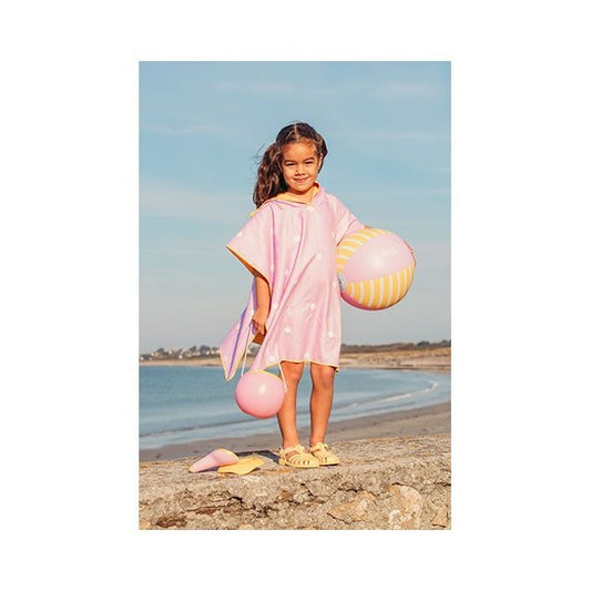 Poncho Microfibra Banana Pink – 60 x 60 cm | QUUT