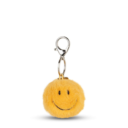Smiley Llavero ECO Fuzzy Amarillo (5,5 cm) | Bon Ton Toys