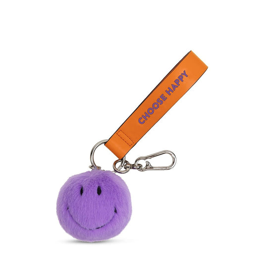Llavero Smiley ECO Fuzzy Lila (7 cm) | Bon Ton Toys