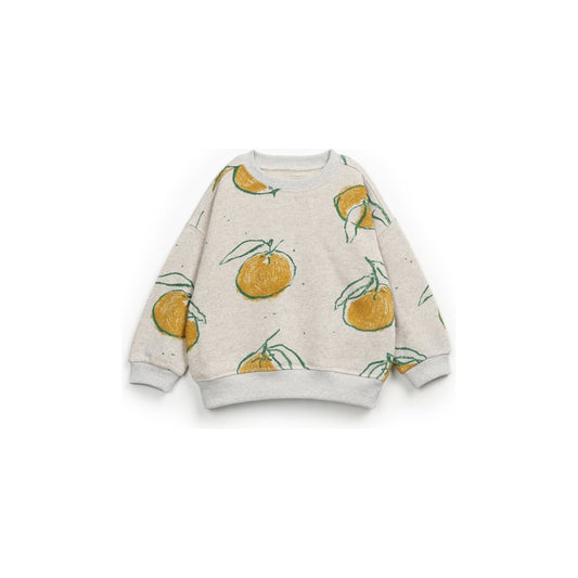 Sudadera de Niño con Estampado de Naranjas – Mezcla de Algodón y Fibras Recicladas – Play Up