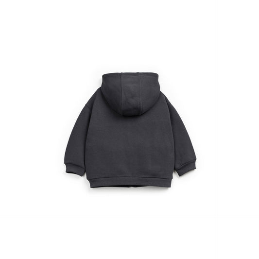 Sudadera con cremallera y capucha – Gris Carbón - Play Up