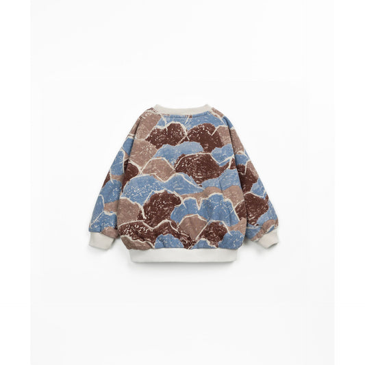 Sudadera estampada de montañas | Play Up