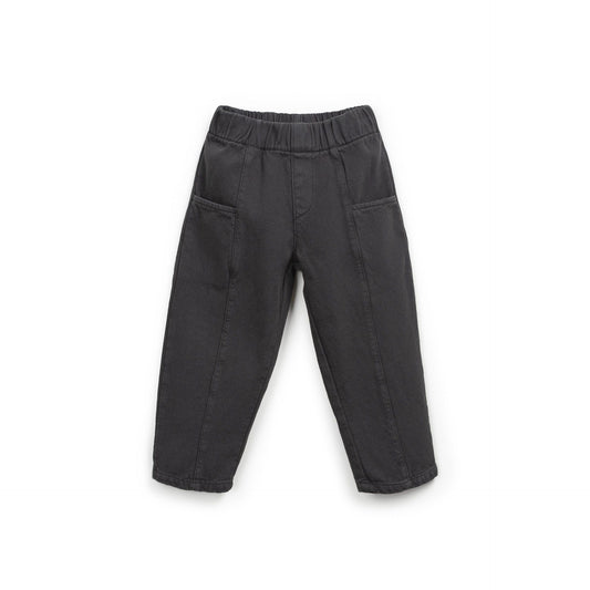Pantalón Sarga Bolsillos – Gris Carbón | Play Up