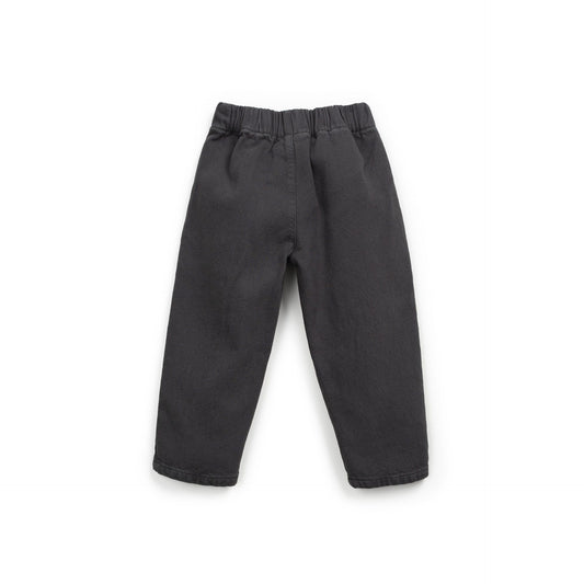 Pantalón Sarga Bolsillos – Gris Carbón | Play Up