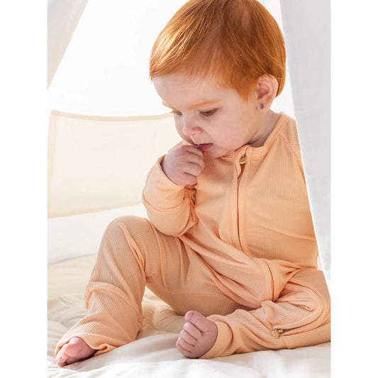 Pijama Bambú Coral Ribbed | Lilulila