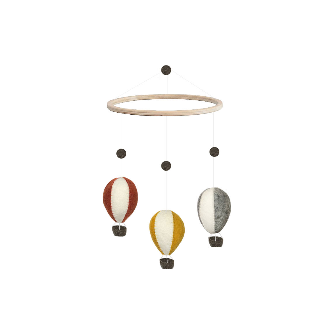 Móvil de Globos de Fieltro – Gamcha