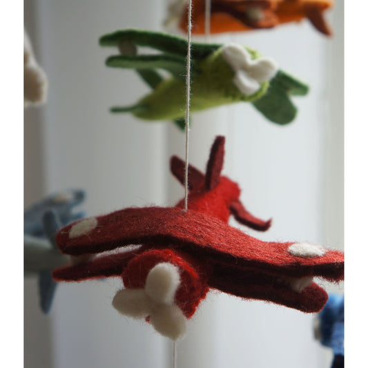 Móvil de Aviones de Fieltro – Gamcha