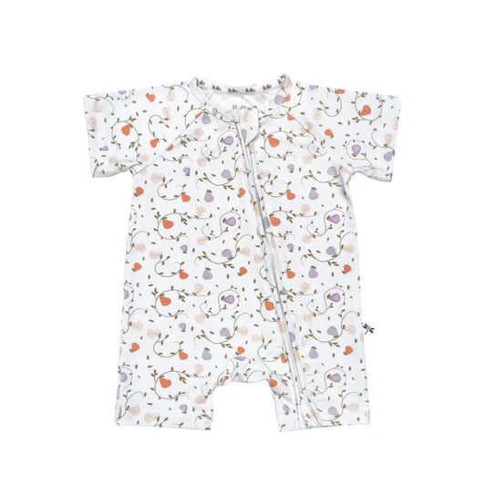 Pijama Corto Bambu con Cremallera Sweet Pears – Lilulila