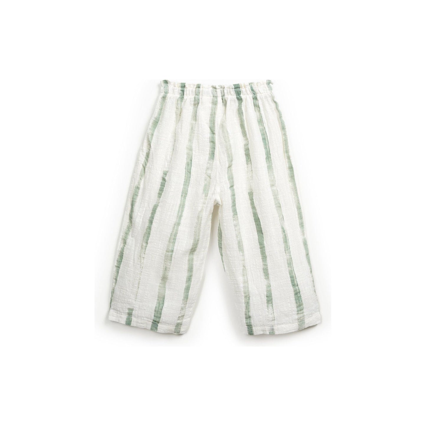 Pantalones de Algodón Orgánico con Estampado de Rayas – Niña Play Up