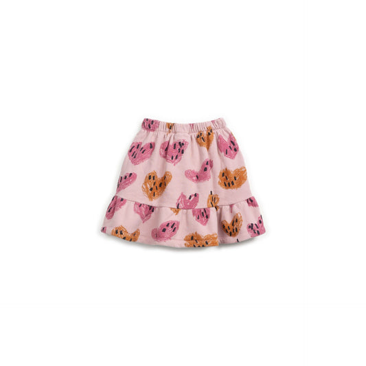 Falda con Volante – Corazones | Play Up