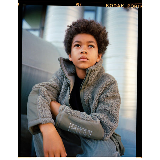 Chaqueta Forro Polar Verde Oliva | MOLO