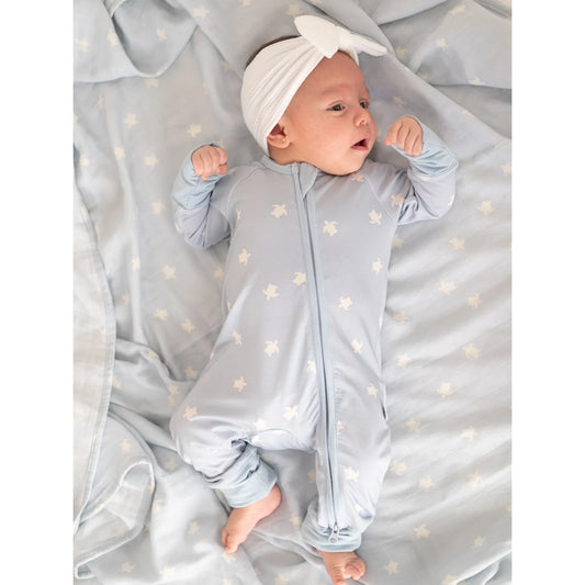Pijama de Bambú con Cremallera Sea Turtles – LiluLila