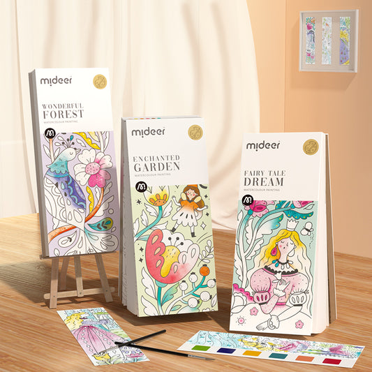 Libreta de Acuarela de Viaje "Vacaciones Maravillosas" Mideer