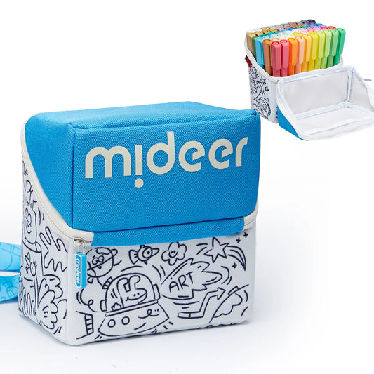 Brush Tip Acrylic Markers with Case – Mideer