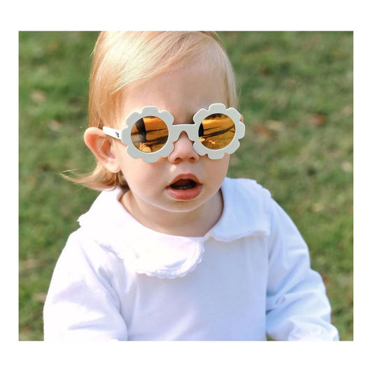 Gafas de Sol Flexibles Polarizadas Daisy Flower Mirrored Lenses – Babiators