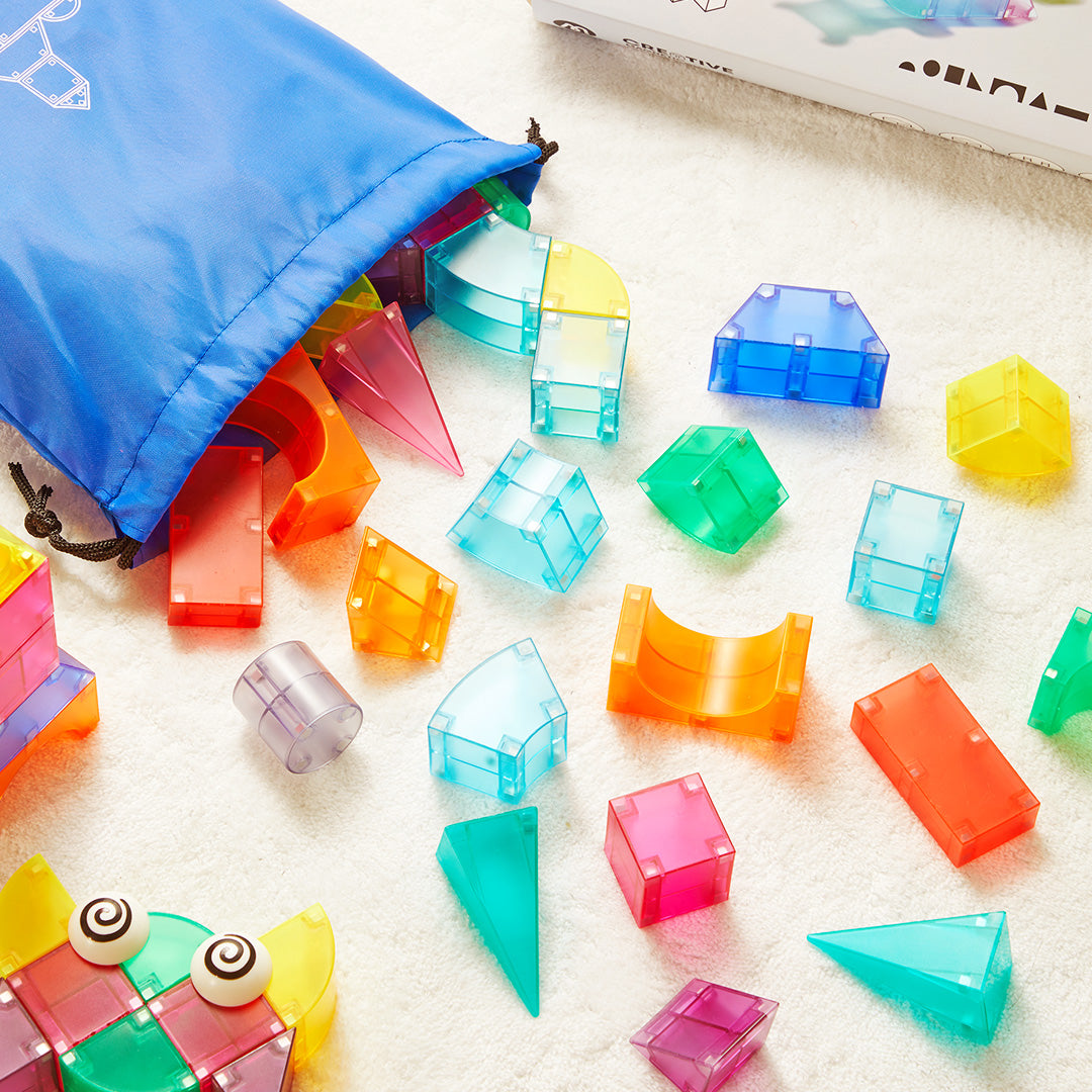 Bloques Magnéticos Creativos 3D “Little Engineer” – Mideer (Set de 20 piezas)