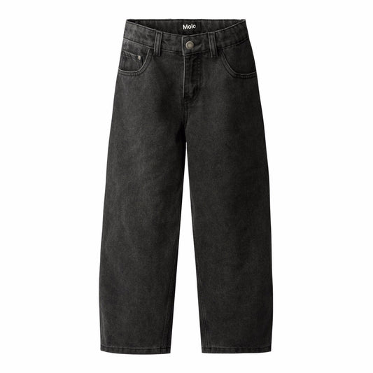 Pantalón Vaquero Wide Fit Negro – MOLO