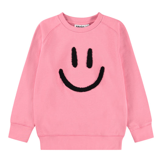 Sudadera Rosa con Smiley – MOLO
