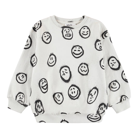 Sudadera Smile Blancas – MOLO