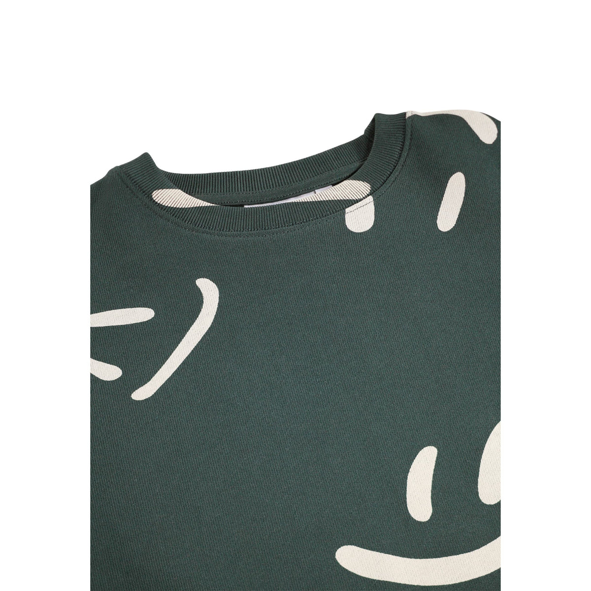 Sudadera Smiley Monti verde oscuro – Molo