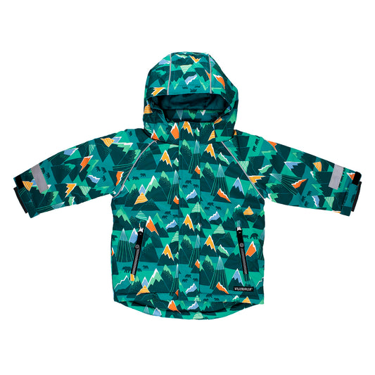 Chaqueta Impermeable Montañas Verde | Villervalla