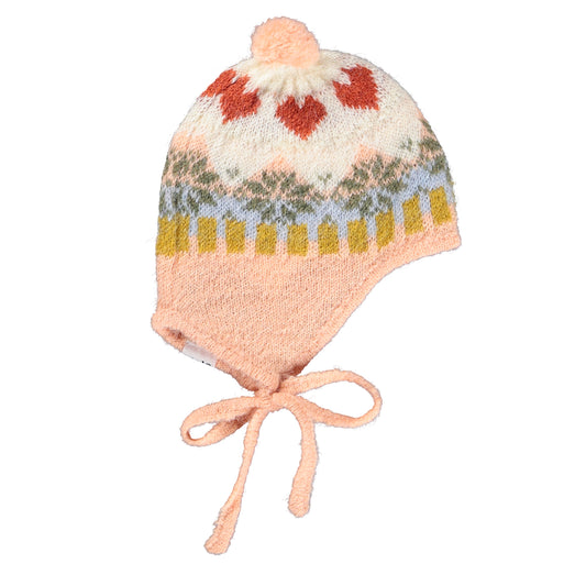 Gorro de punto con corazones – MOLO