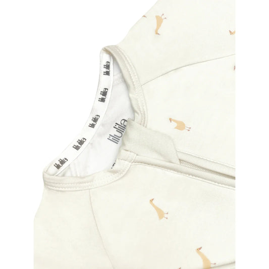 Pijama Corto Bambu con Cremallera Geese – Lilulila