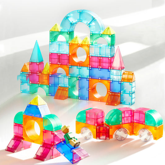 Bloques Magnéticos Creativos 3D “Little Engineer” – Mideer (Set de 46 unidades)