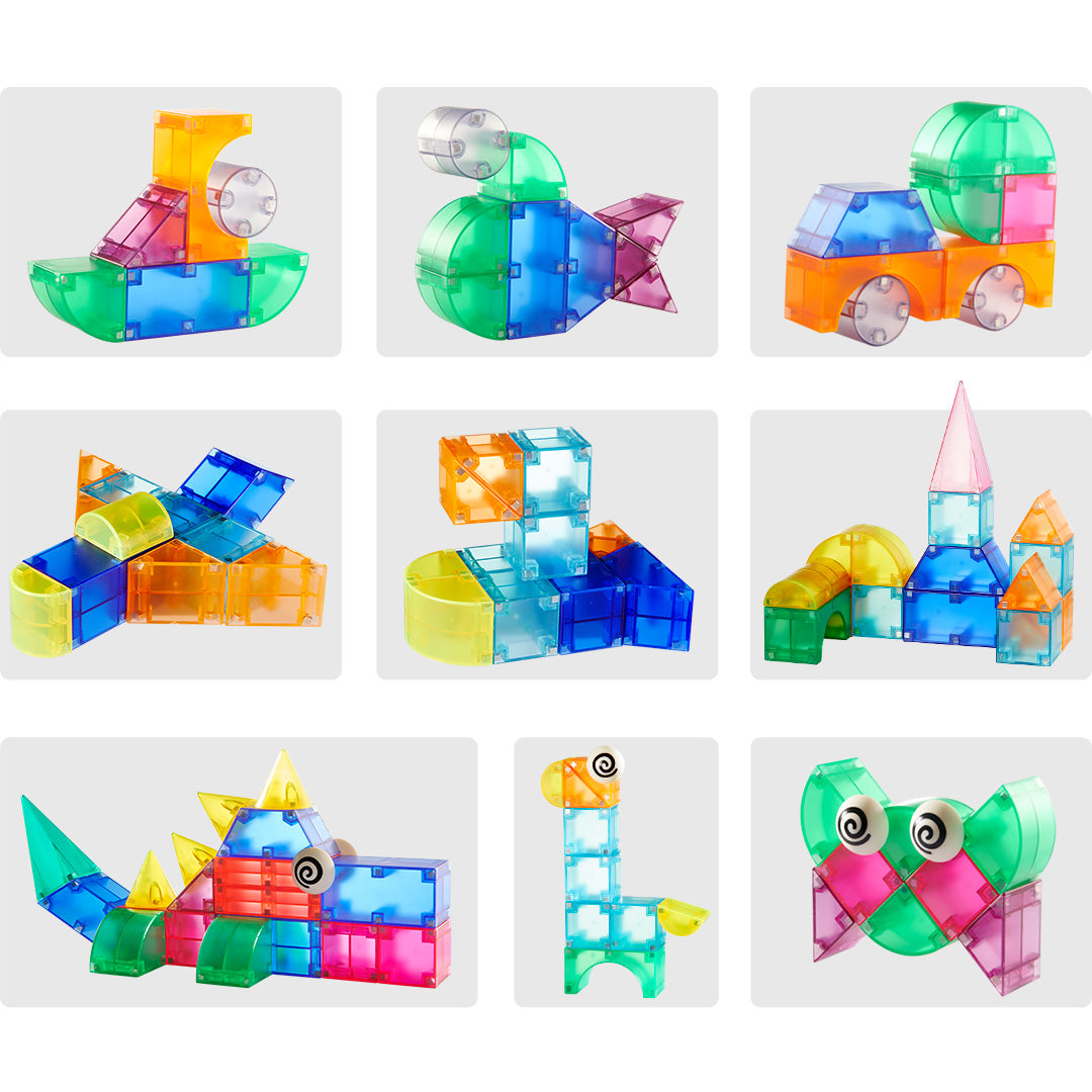 Bloques Magnéticos Creativos 3D “Little Engineer” – Mideer (Set de 46 unidades)