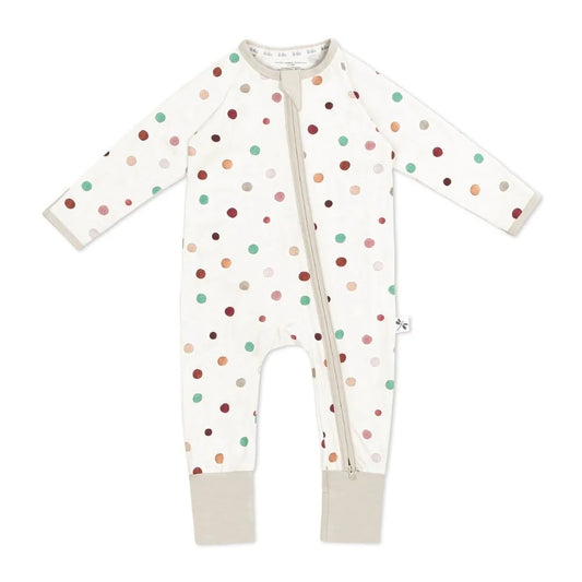 Pijama Zippy Romper de Bambú – Confetti | Lilulila