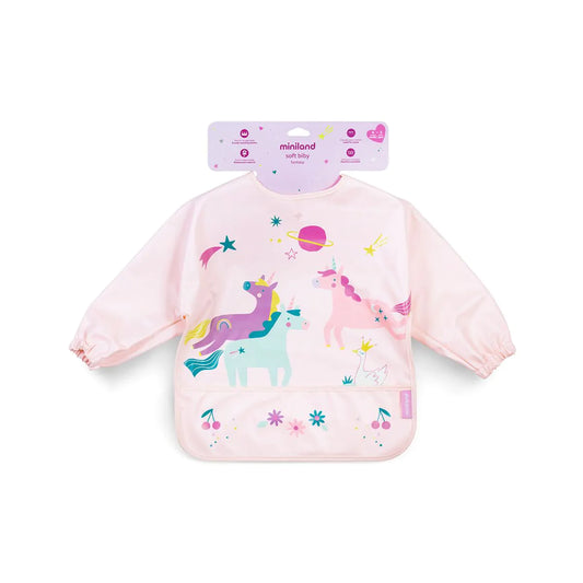 Babero Manga Larga Impermeable – Fantasy | Miniland