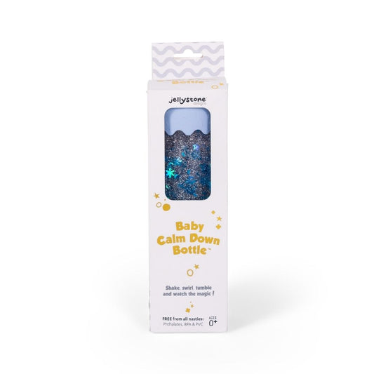 Botella Sensorial Calmante Azul Suave – Jellystone Designs